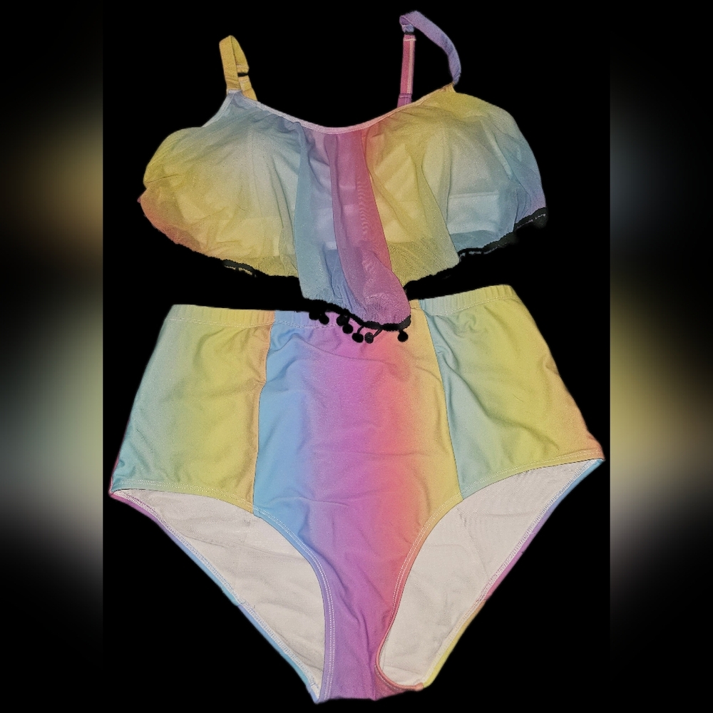 Torrid Multicolor Bikini Set